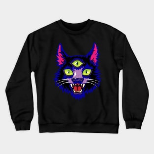 Trippy Wolf Crewneck Sweatshirt